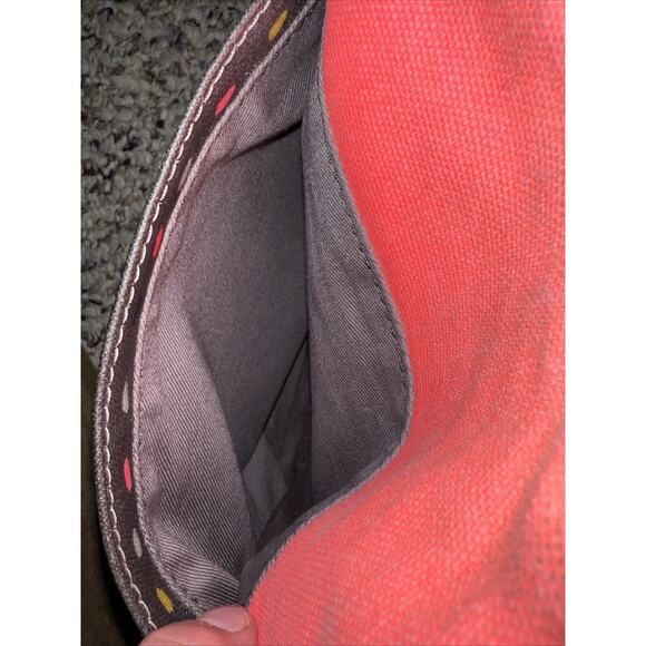 Fossil Keely Crossbody Shoulder Bag Pink Gray Multi Color Dot‎ Adjustable Strap - Picture 8 of 9